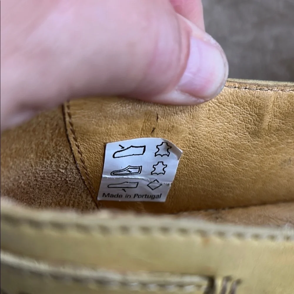 Hush Puppies Mustard Yellow Leather Slip-On Flats - Picture 7 of 7
